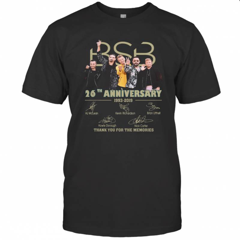 Backstreet Boys 26th anniversary 2019 T-Shirt