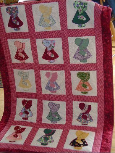 Sunbonnet Sue Dhc1410559q Quilt Blanket - Emprintstop