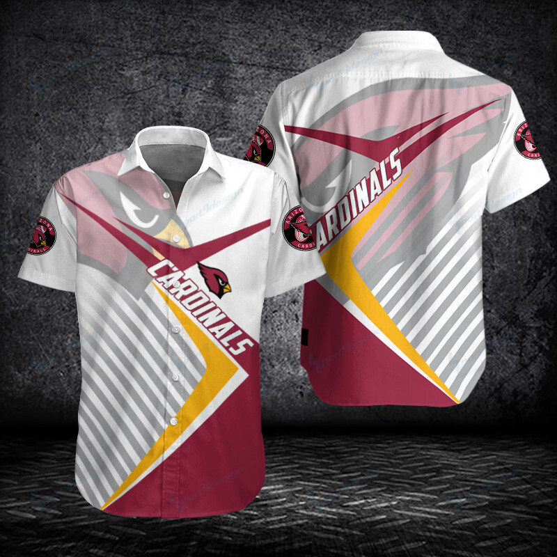 Arizona Cardinals Button Shirt Bg623