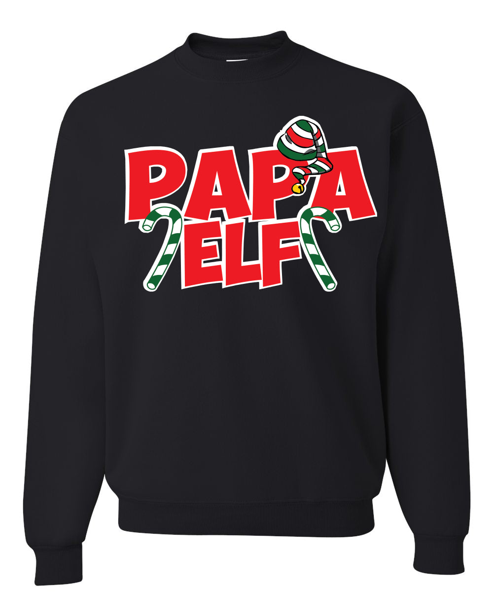 Papa Elf Unisex Crewneck Graphic Sweatshirt