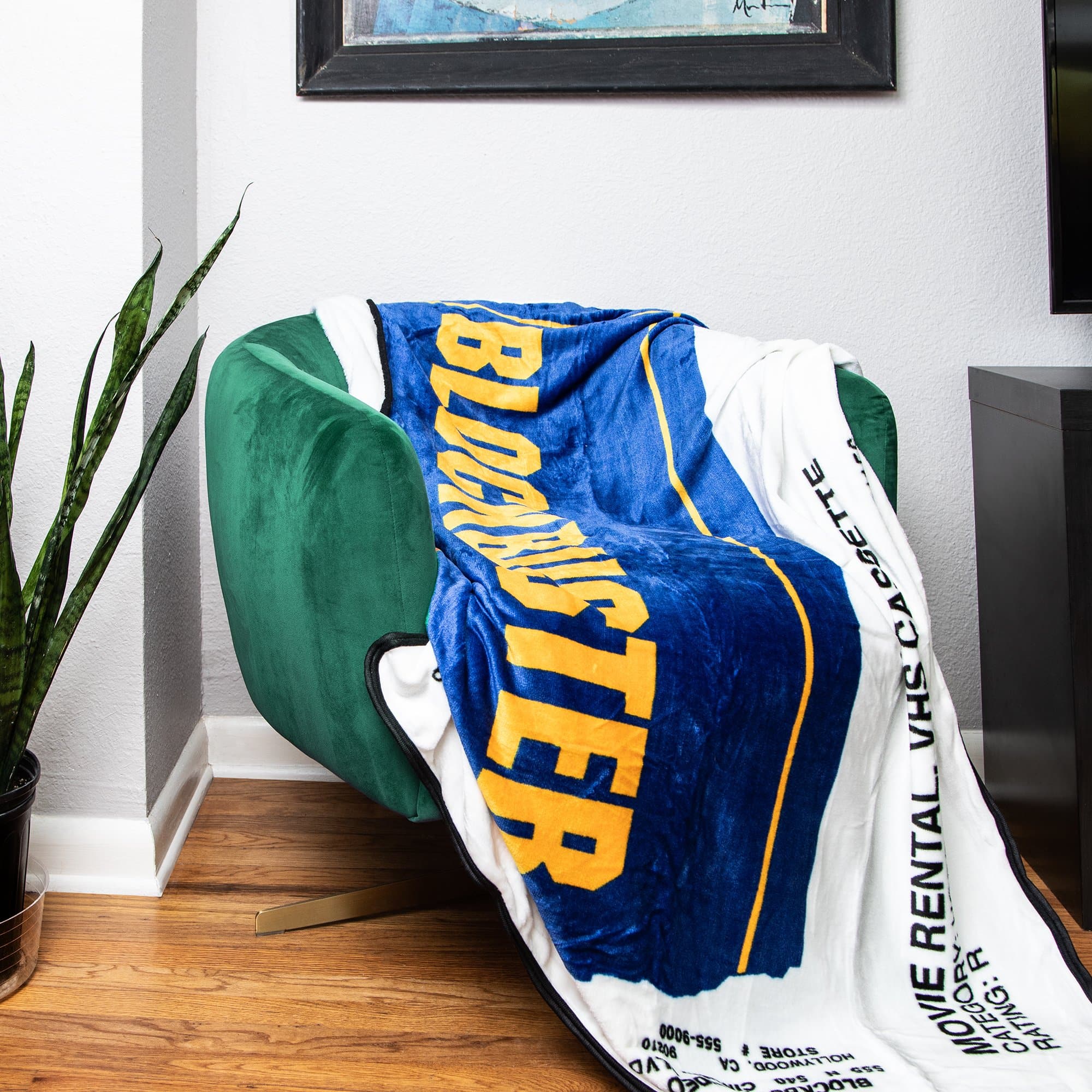 Blockbuster Fleece Throw Blanket