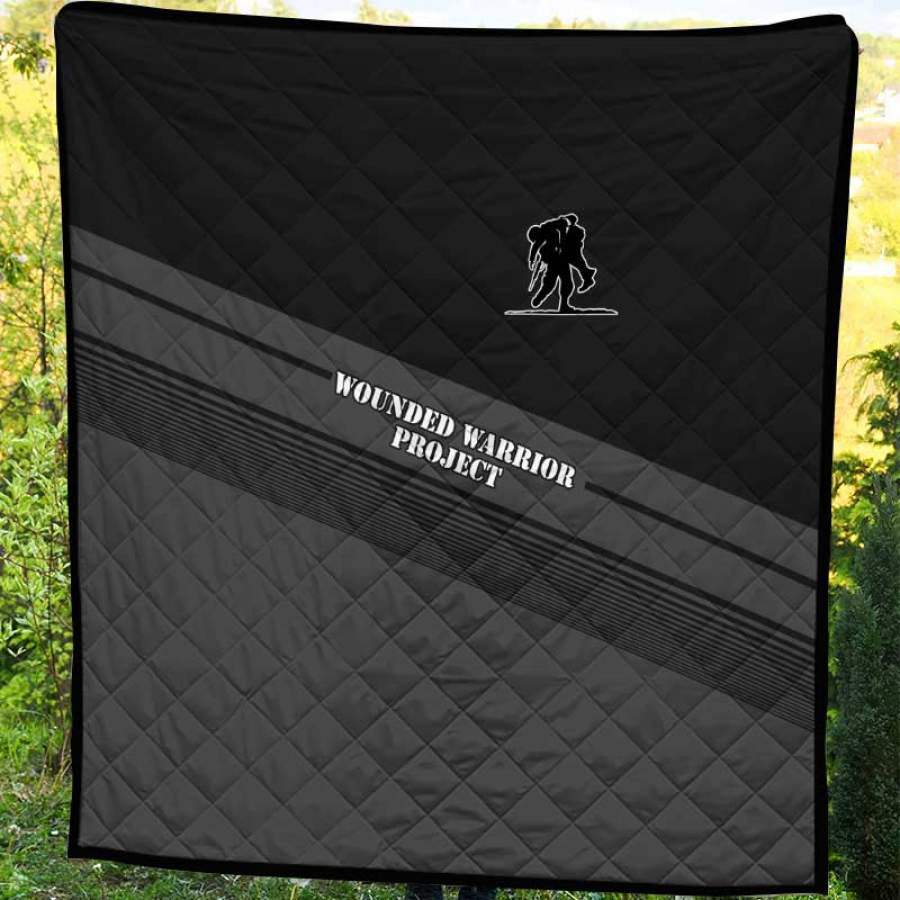 Wounded Warrior Project Classic But Amazing In Gray Personalized Custom 3D Full Print Blanket