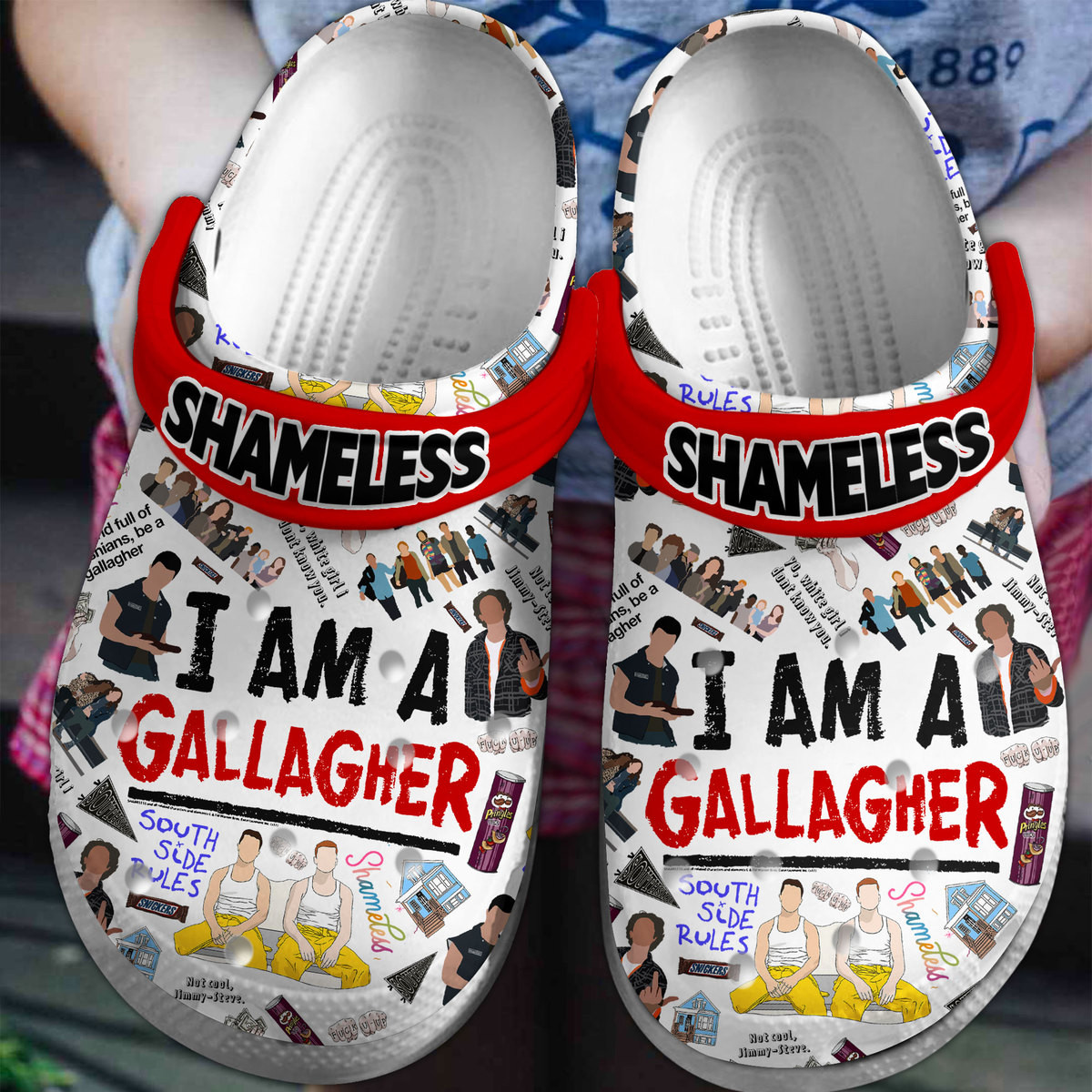 Shameless Tv Series Crocss Clogs For Men Women And Kid Bm1411-1435