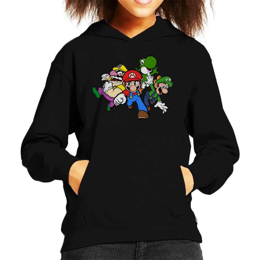 Team Super Mario Kid’s Hooded Sweatshirt