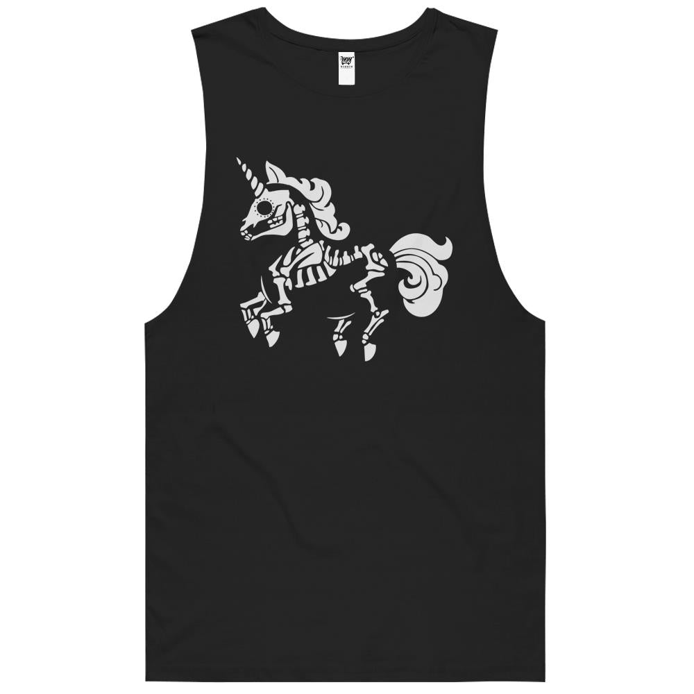 Unicorn Skeleton Shirt Gifts Day Of The Dead Mexican Tank Top