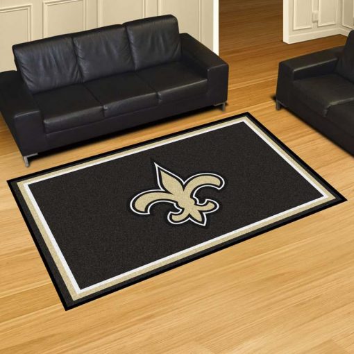 New Orleans Saints Logo Custom Area Rug Carpet Full Sizes Home Living Rugs Carpet Decor