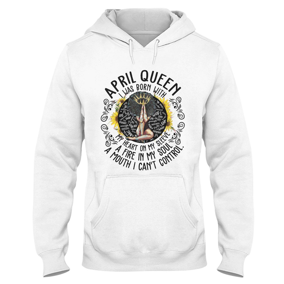 April Black Queen My Heart On My Sleeve Ez07 2909 Hoodie