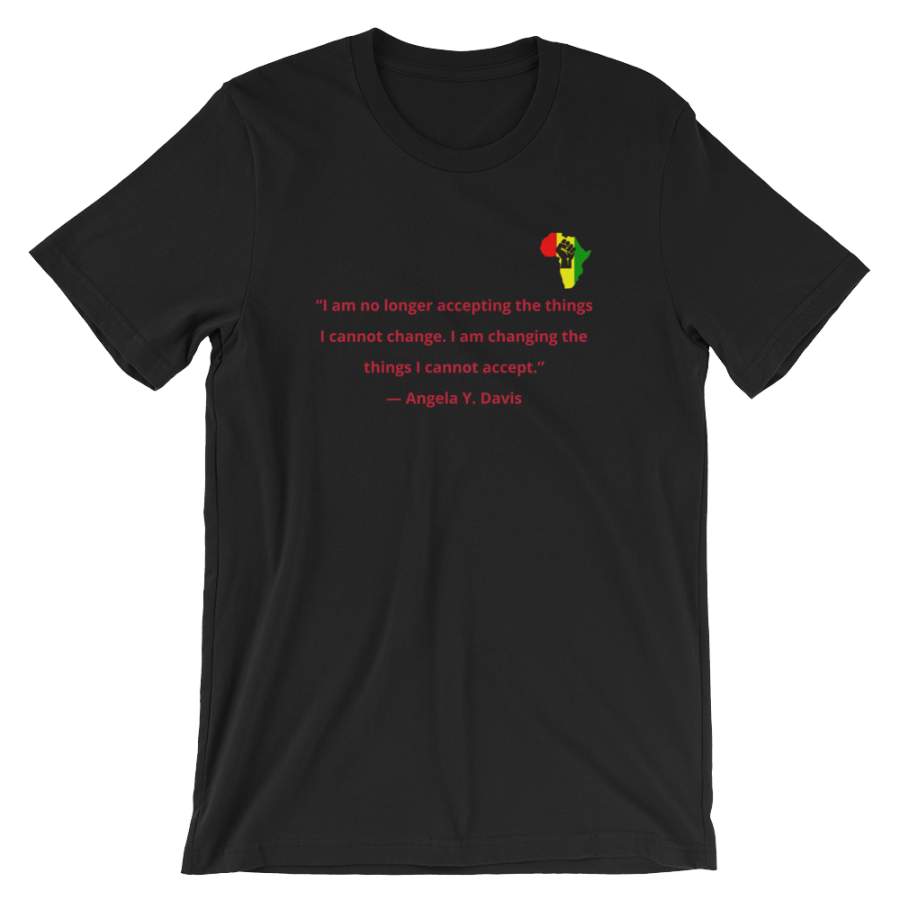 Black Power Fist Short-Sleeve Unisex T-Shirt – Angela Davis