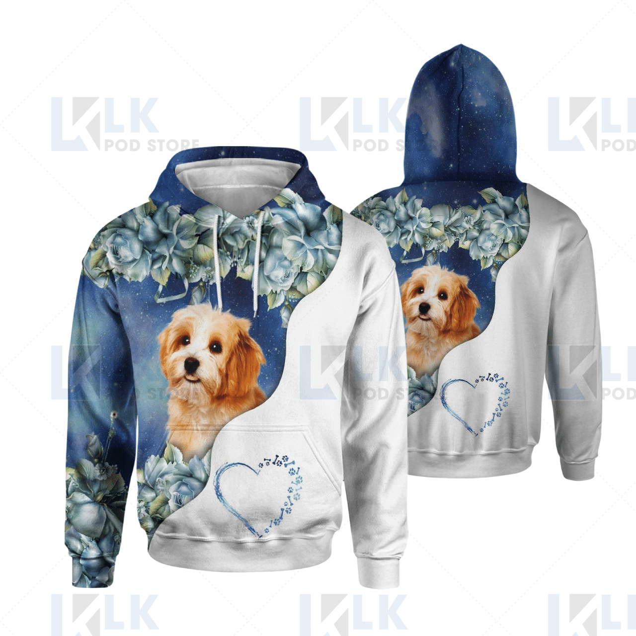 HAVANESE – HOODIE Half Curse Flower 1 [ID3-D]