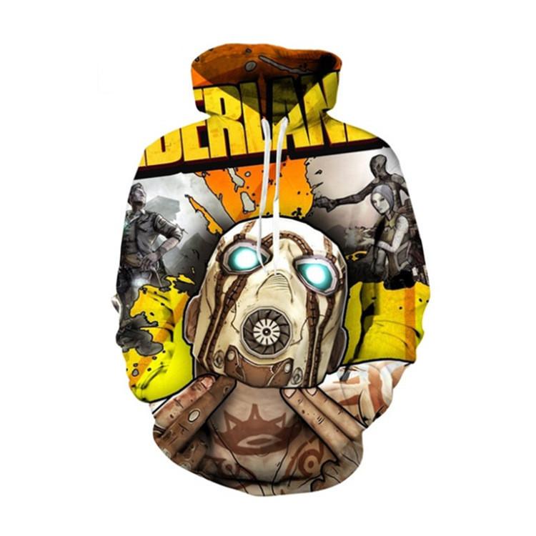 Yellow Borderlands Jello Game Unisex 3D Printed Hoodie Pullover Sweatshirt