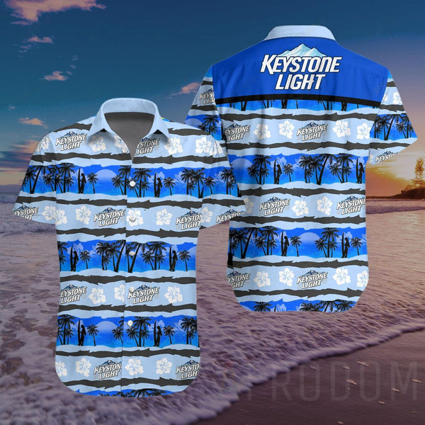 Tropical Beach Keystone Light Hawaii Shirt Ha90791