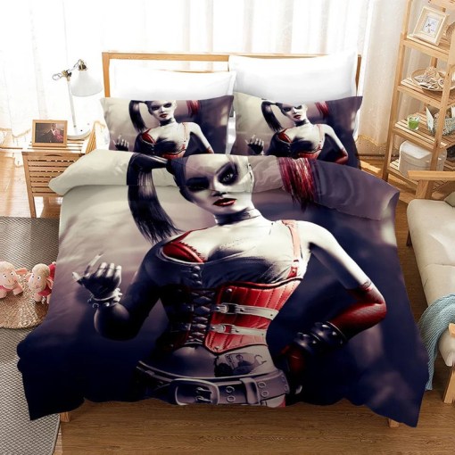 Batman Harley Quinn 1 Duvet Cover Pillowcase Home Decor 3D Bedding Set 4