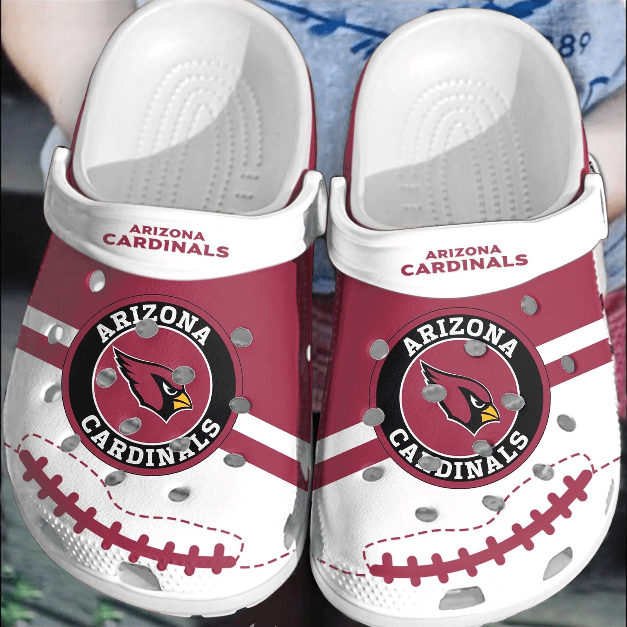 NFL Arizona Cardinals Football Crocss Crocband Shoes Clogs Comfortable For Men Women