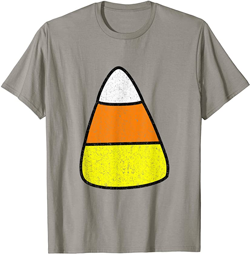 Candy Corn Costume Shirt Vintage Halloween Men Women T-Shirt