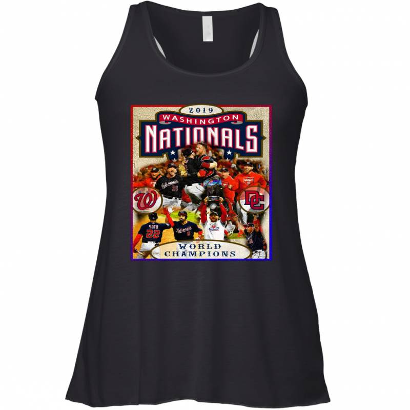 Washington Nationals World Series Poster Print by delovely Racerback Tank