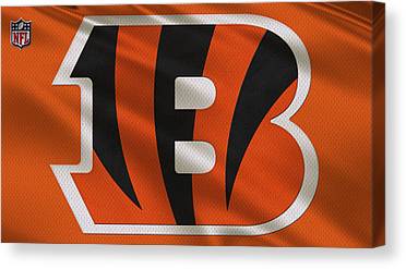 11 Cincinnati Bengals Uniform Joe Hamilton Canvas Print