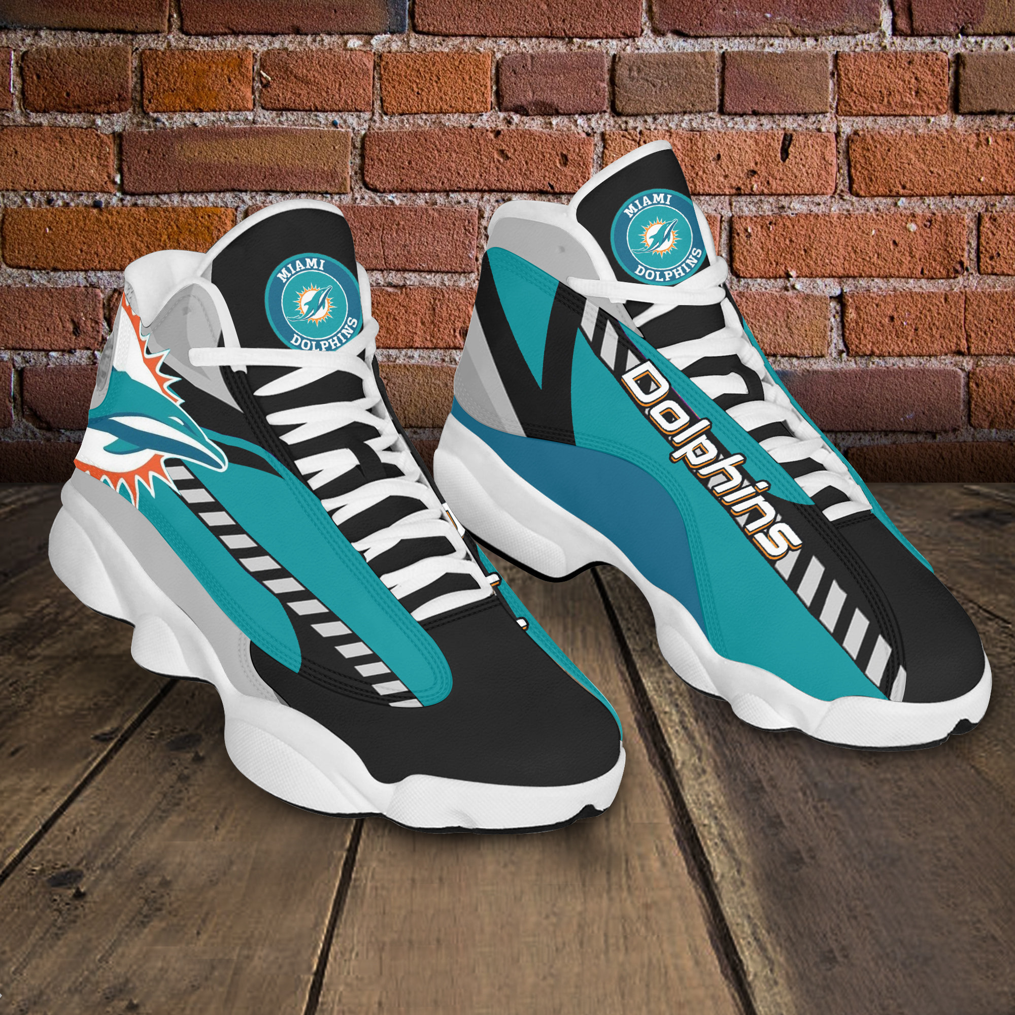 Miami Dolphins Ajd13 Sneakers Bg62