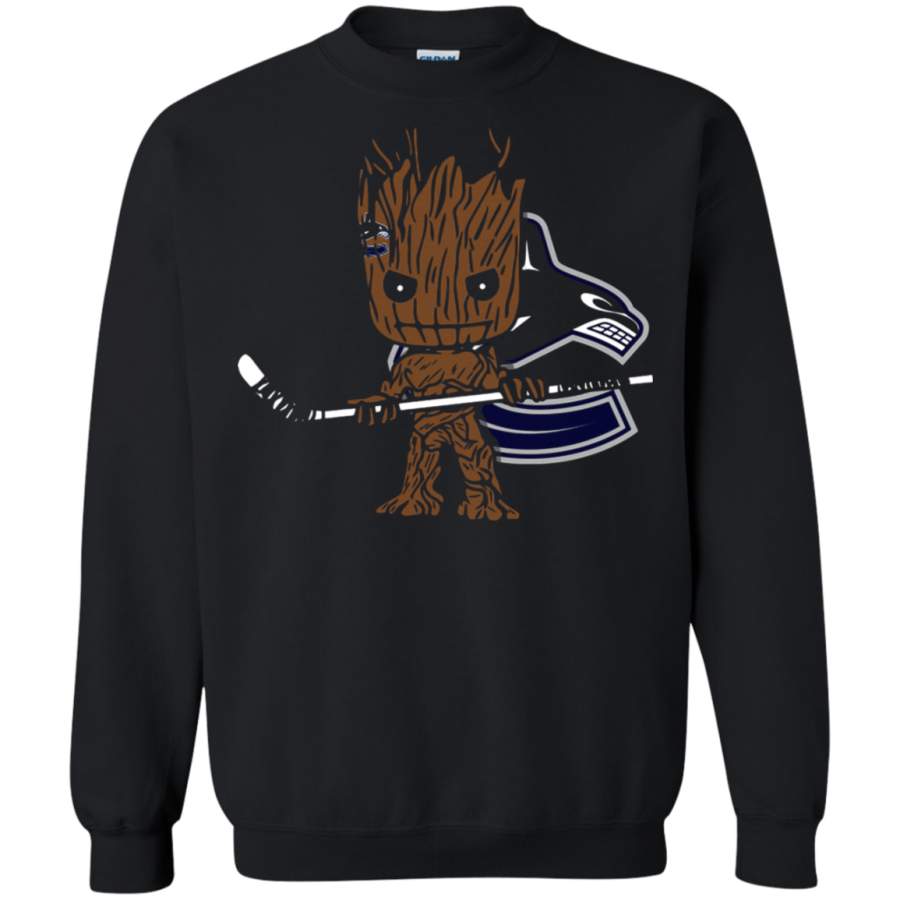 AGR Groot I Am Ice Hockey Player Team Vancouver Canucks Sweatshirt