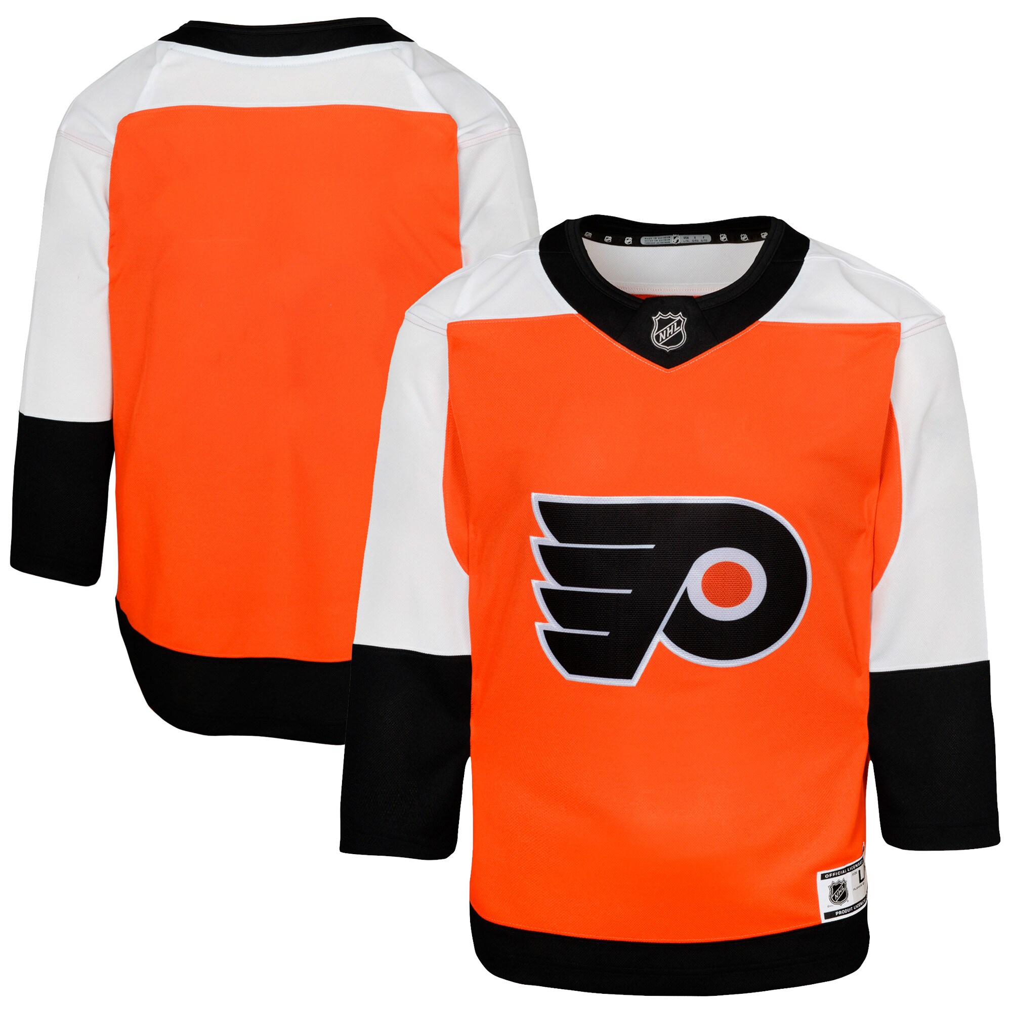 Youth Philadelphia Flyers Orange Home Premier Jersey