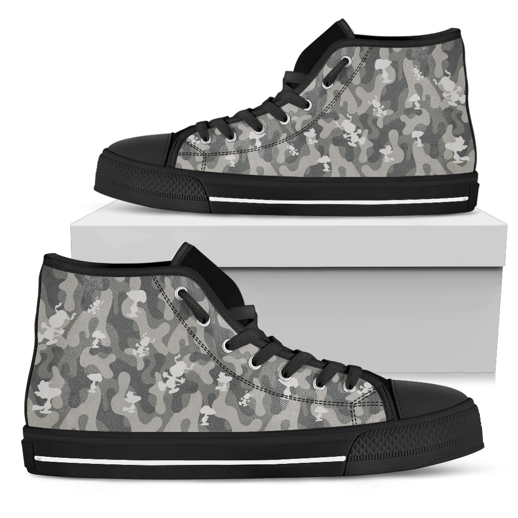 Camo Snoopy - High Tops - EmprintsTOP