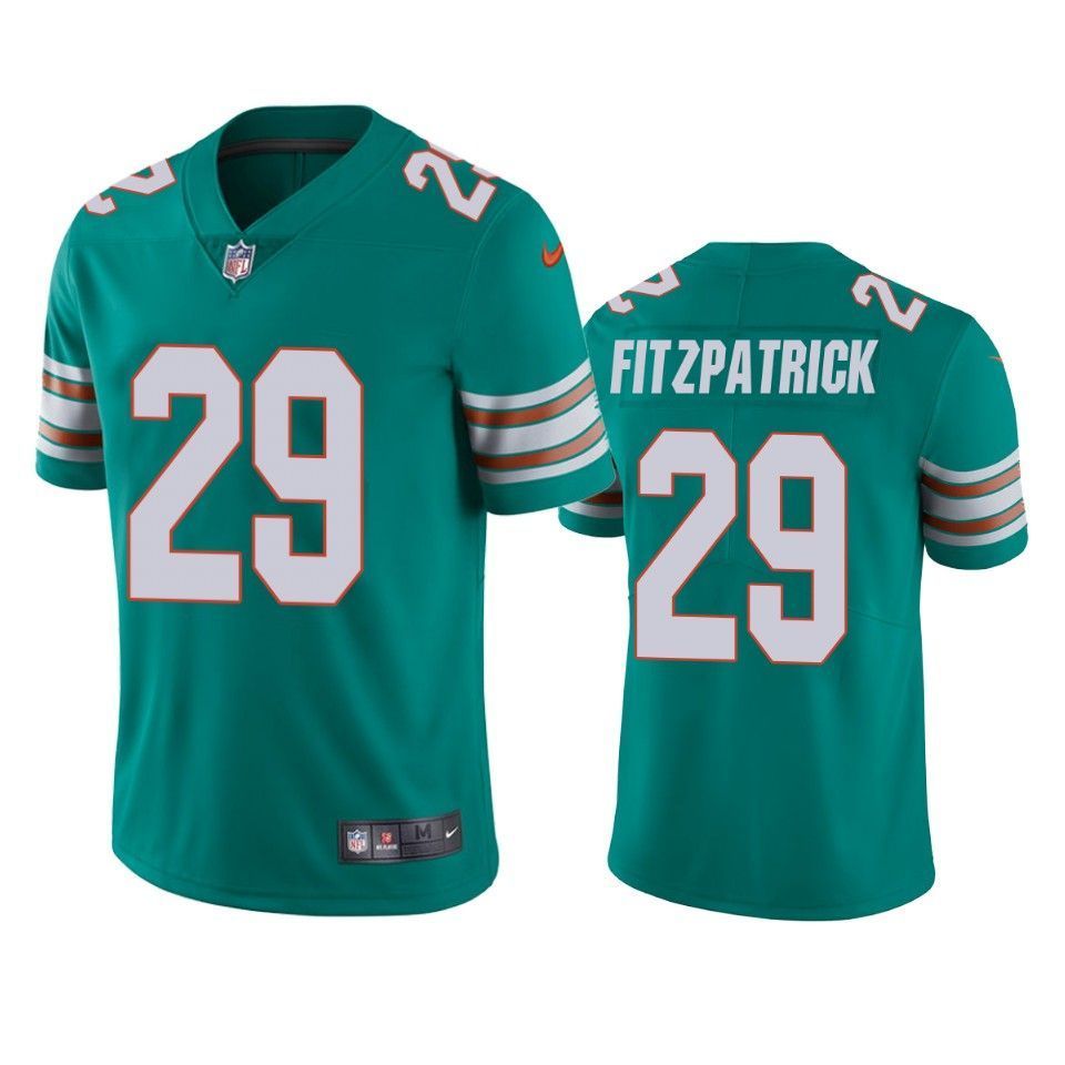 Dolphins Minkah Fitzpatrick Vapor Untouchable Limited Aqua Mens Jersey