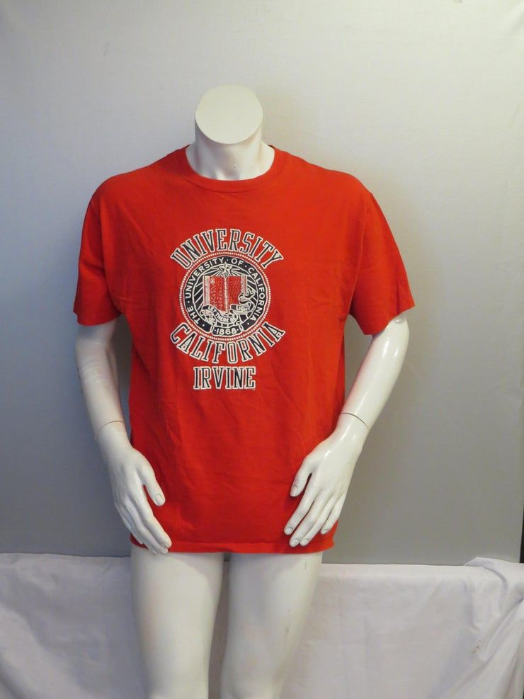 Uc Irvine Vtg Puffy Graphic By Russell Athletic Extra Shirt