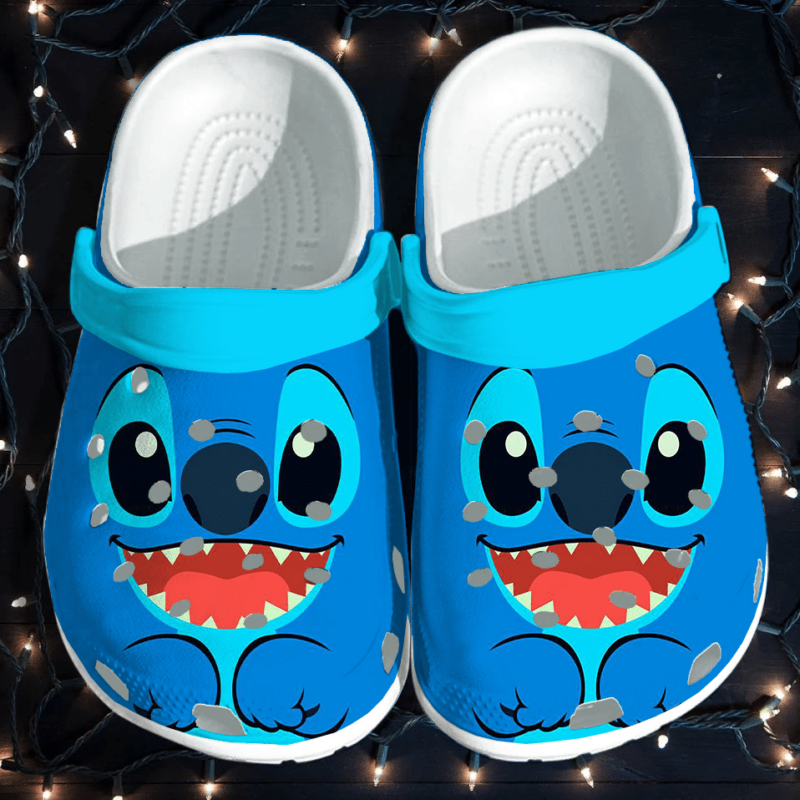 Lilo & Stitch Crocs Crocband Clogs, Comfy Footwear - Merchcustom Trending
