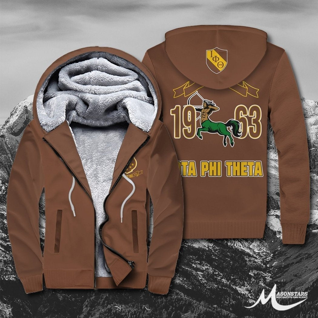 Greek Life Hoodie – Iota Phi Thetaman Centaur Sherpa Hoodie J5