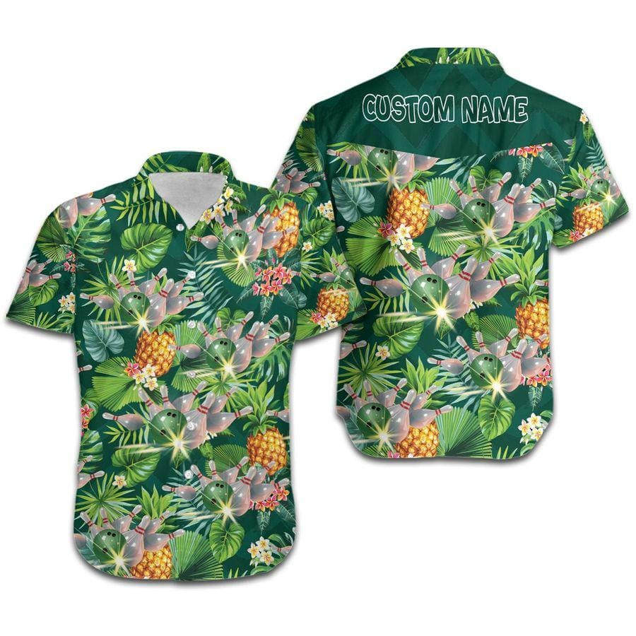 Hawaii Aloha Shirts Bowling Green Tropical Custom Name Ha29346