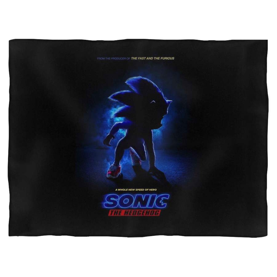 Sonic The Hedgehog Poster Blanket