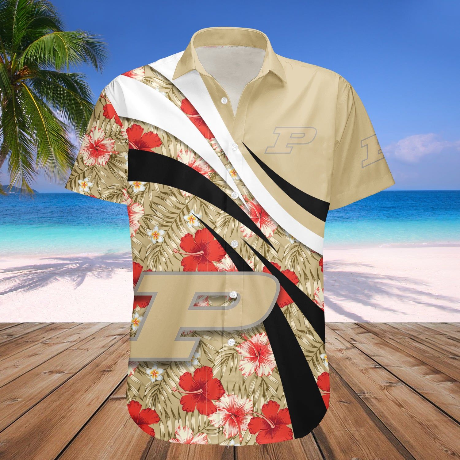 Purdue Boilermakers Hawaii Shirt Hibiscus Sport Style – NCAA