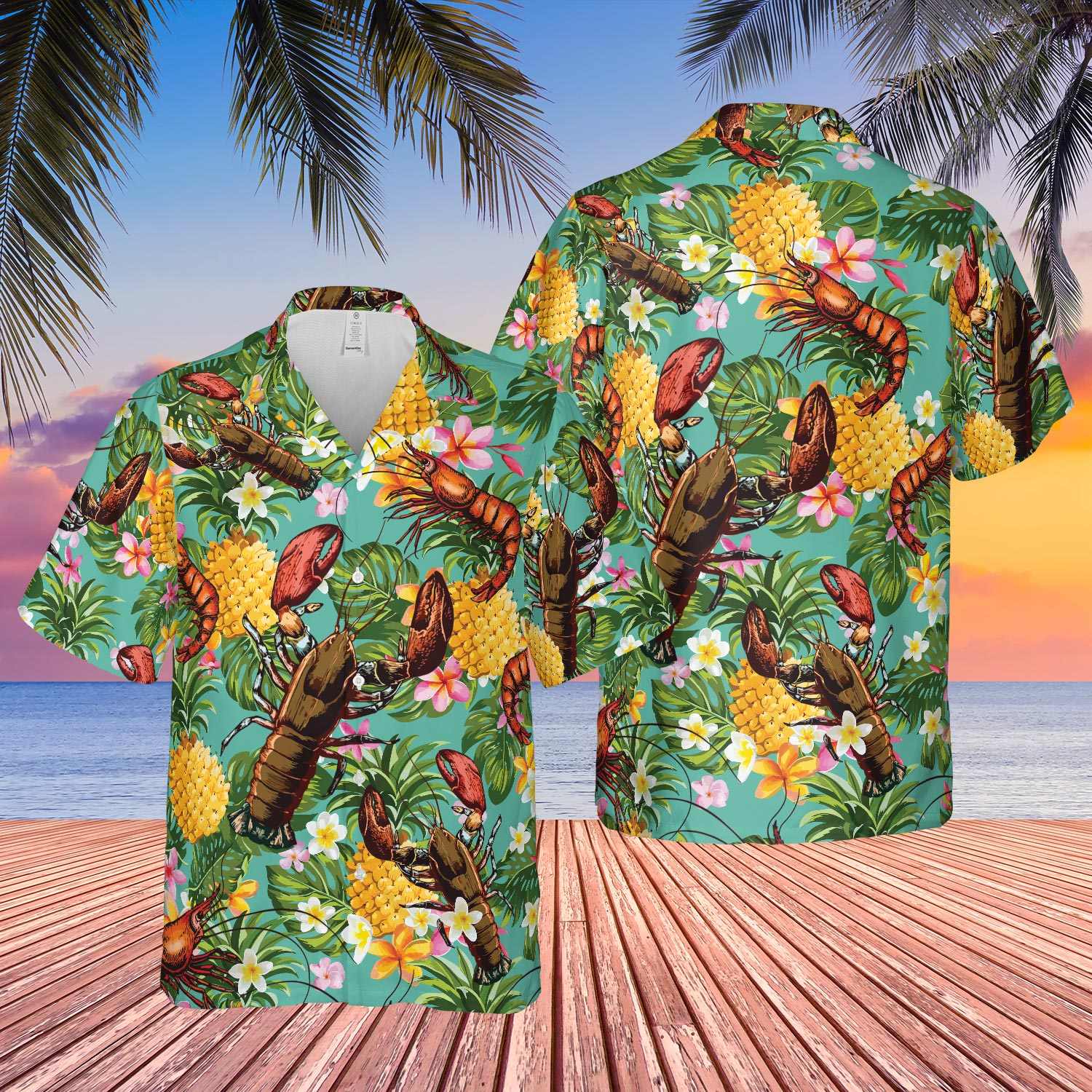 Lobster Aloha Hawaii Shirts For Men Women Ha110452