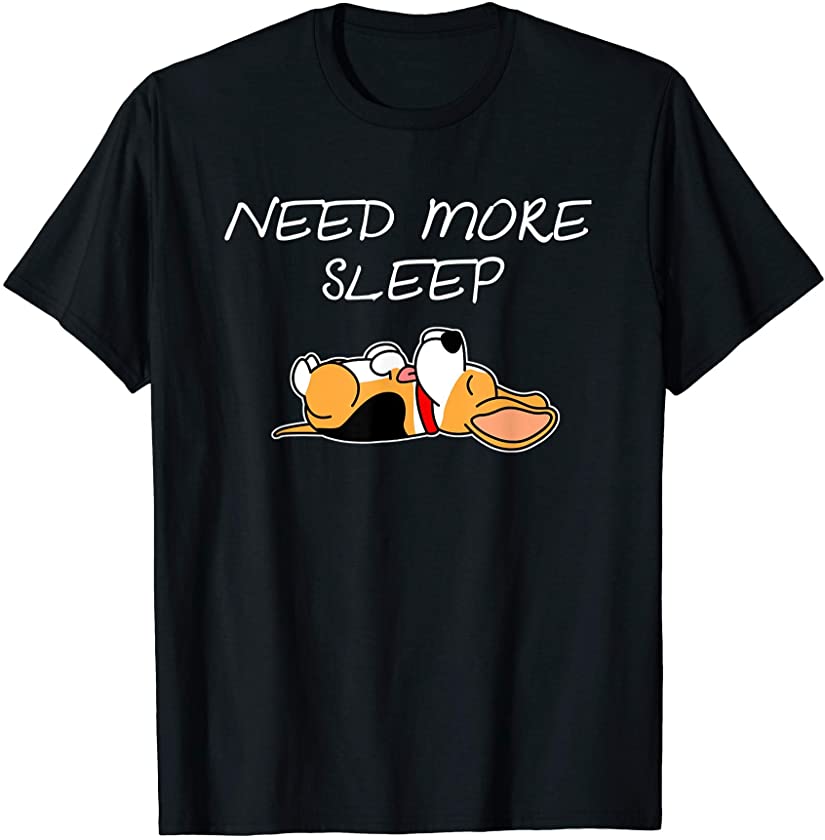 Beagle Dog Puppy Need more Sleep Beagle Pajama for Bedtime T-Shirt