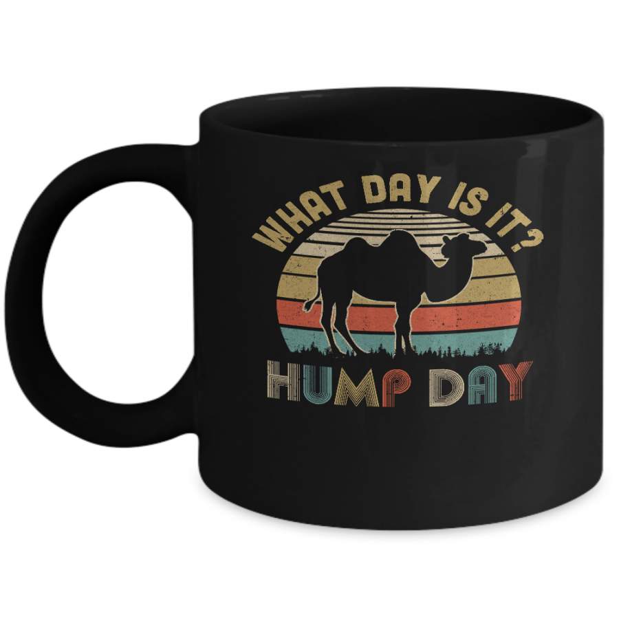 What Day Is It Vintage Funny Hump Day Camel Mug