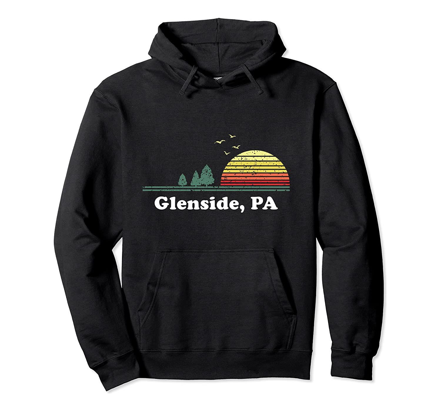 Vintage Glenside, Pennsylvania Home Souvenir Print Pullover Hoodie, T-Shirt, Sweatshirt