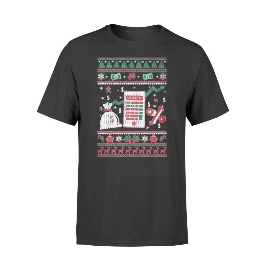 Accountant Ugly Christmas T-shirt