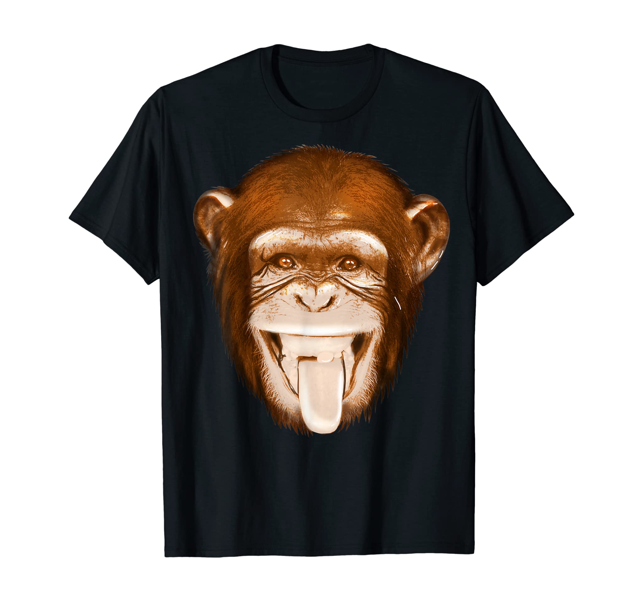 Monkey Face Shirt | Cute Gag Monkey Face T-shirt Gift