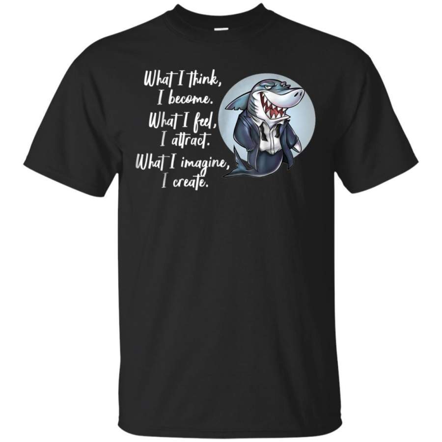 AGR I Think I Become I Feel I Attract I Image I Create Tee Shark Jaq T-shirt