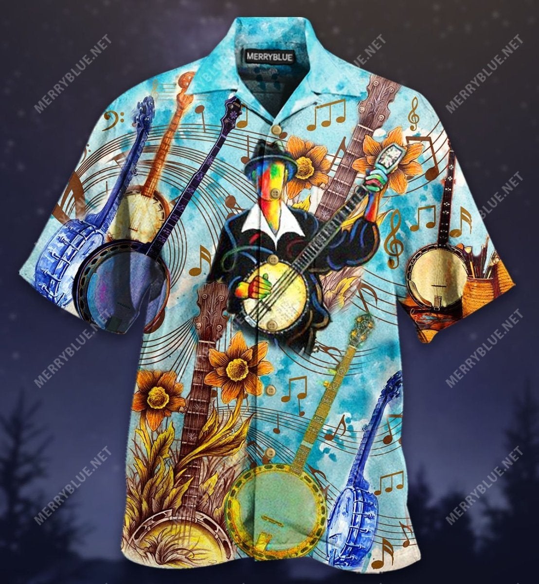 Cheerful Melodies From Banjo Unisex Hawaii Shirt Ha64645