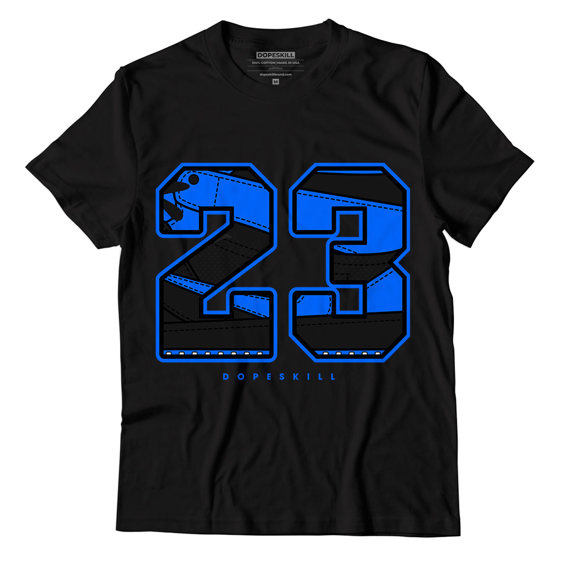 Yz 350 Boost V2 Dazzling Blue Dopeskill T-Shirt Number 23 Graphic