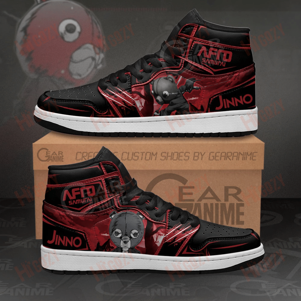 Afro Samurai Jinno Sneakers Custom Anime Shoes Mn11