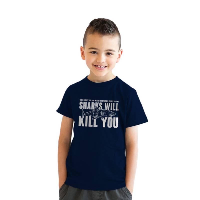 Sharks Will Kill You Youth Tshirt