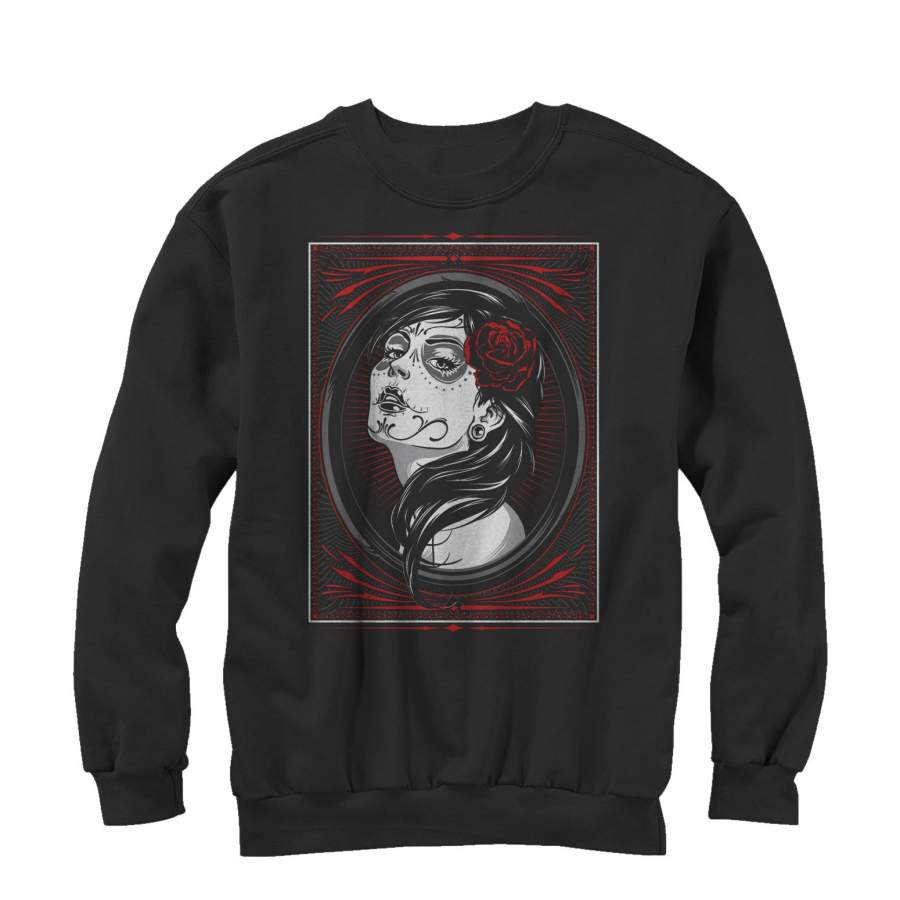 Aztlan Men’s Midnight Rose  Sweatshirt Black