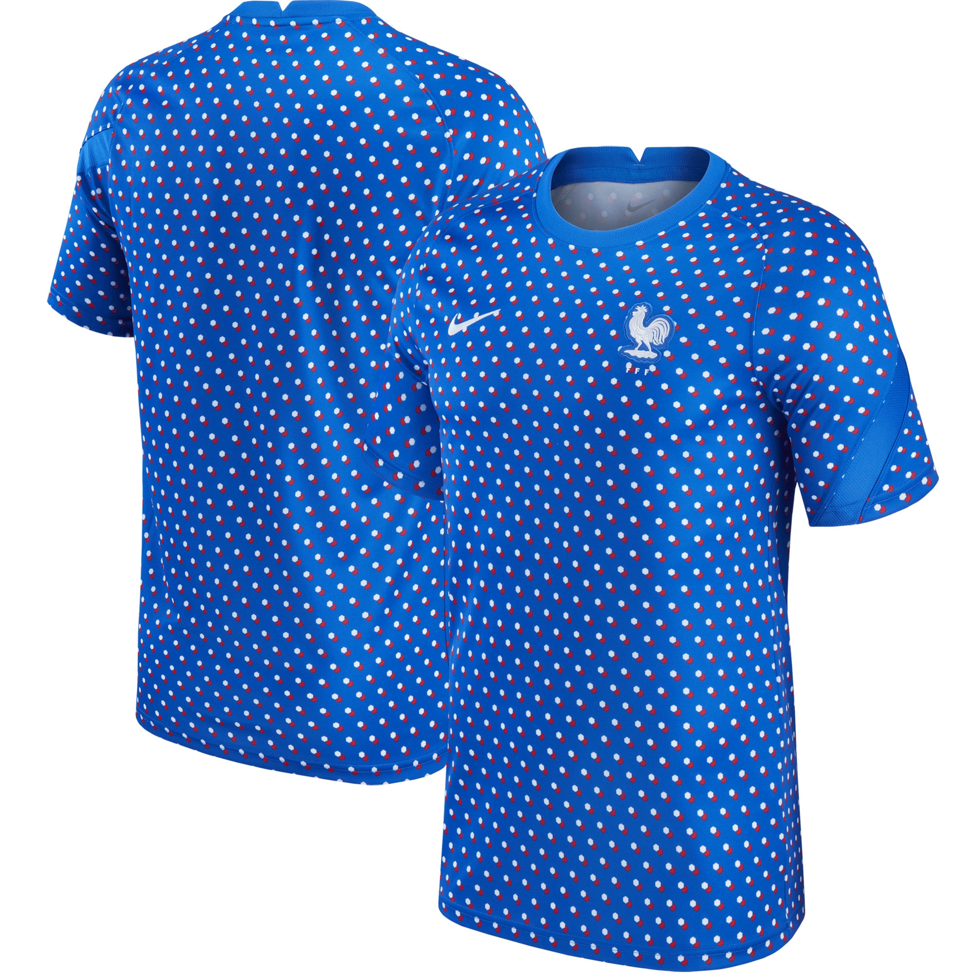 France Women's National Team 2021/22 Pre-Match Top – Blue