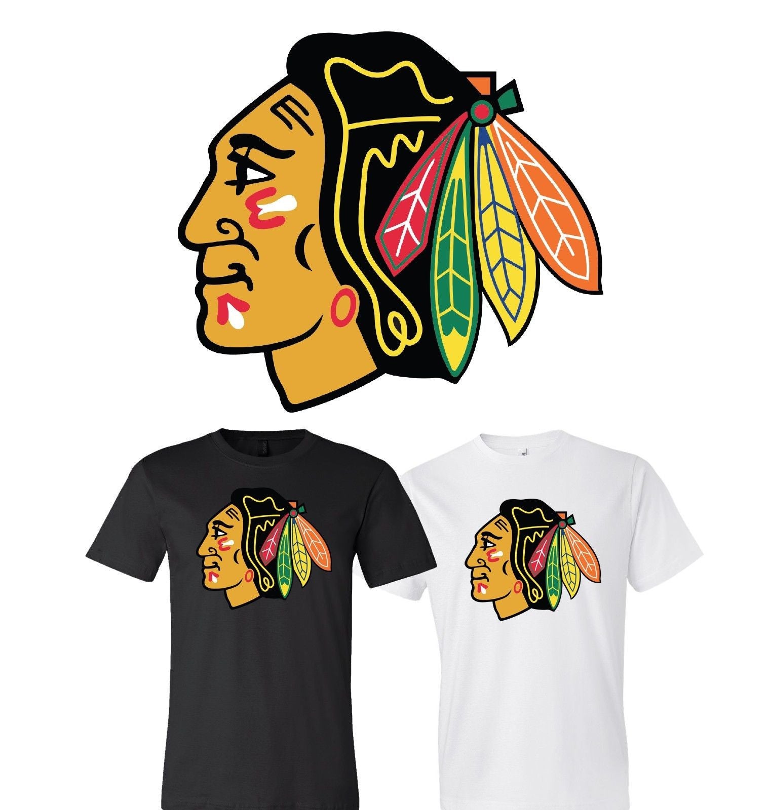 Chicago Blackhawks  Logo Team Shirt Jersey Shirt