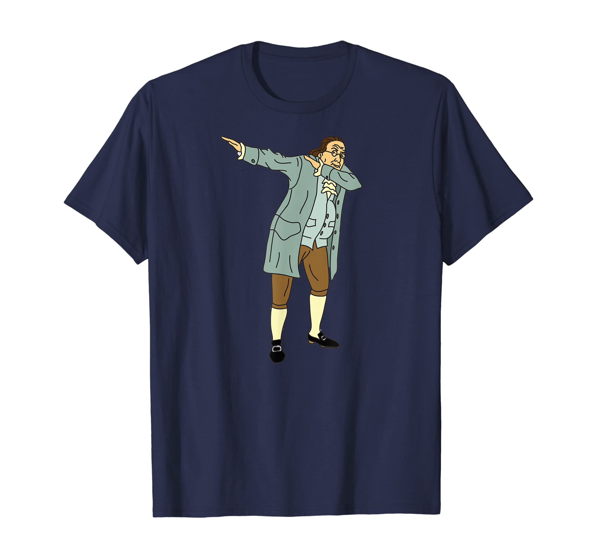 Founding Father 100 Dollar Bill Dabbing Benjamin Franklin T-Shirt