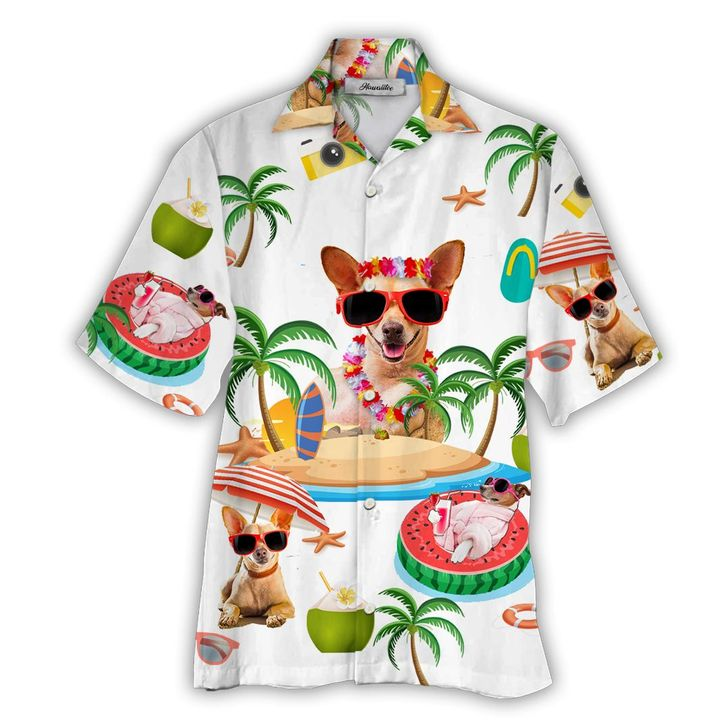 Chihuahua Hawaii Shirt For Men Women Adult Ha29546