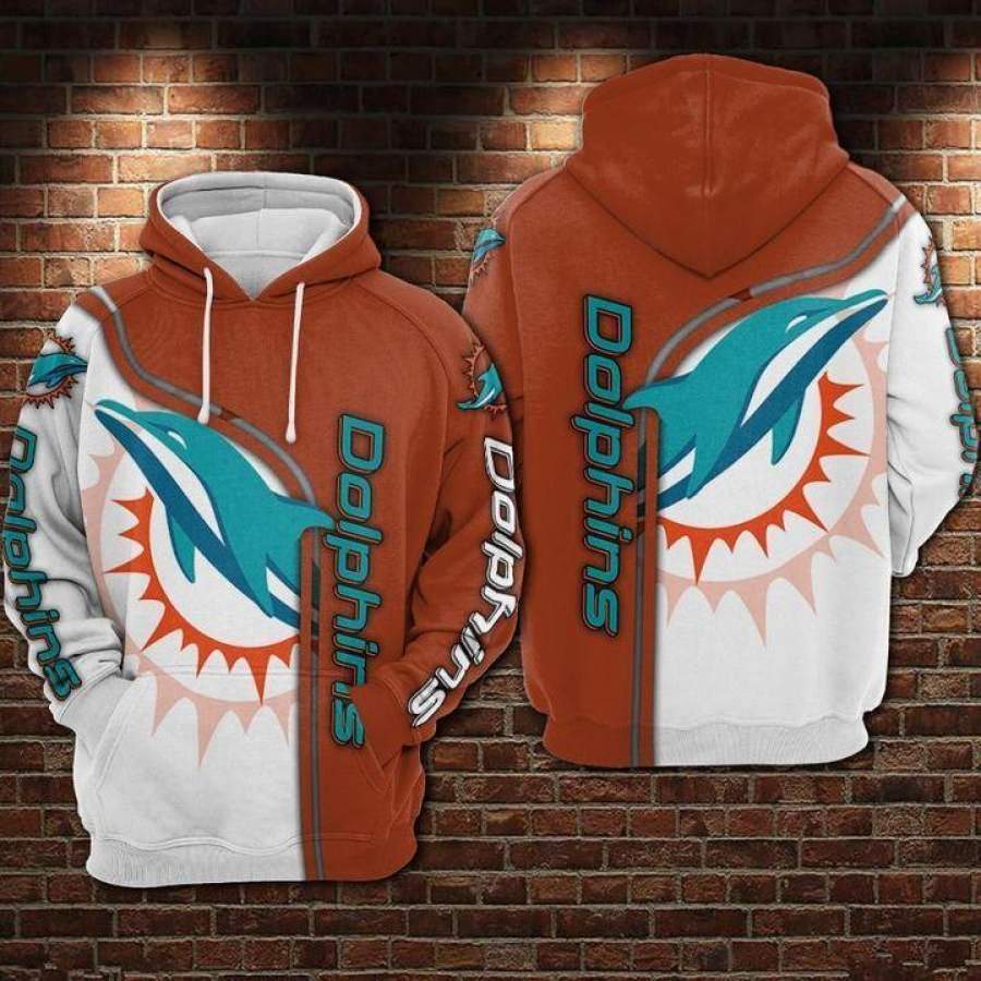 Miami Dolphins Hoodie 3D Style5210 All Over Printed