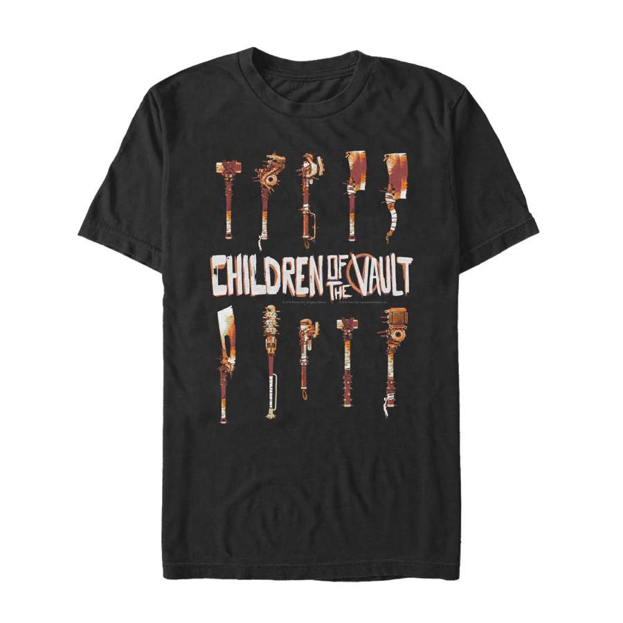 Borderlands 3 Men’s Children of the Vault Weapons  T Shirt