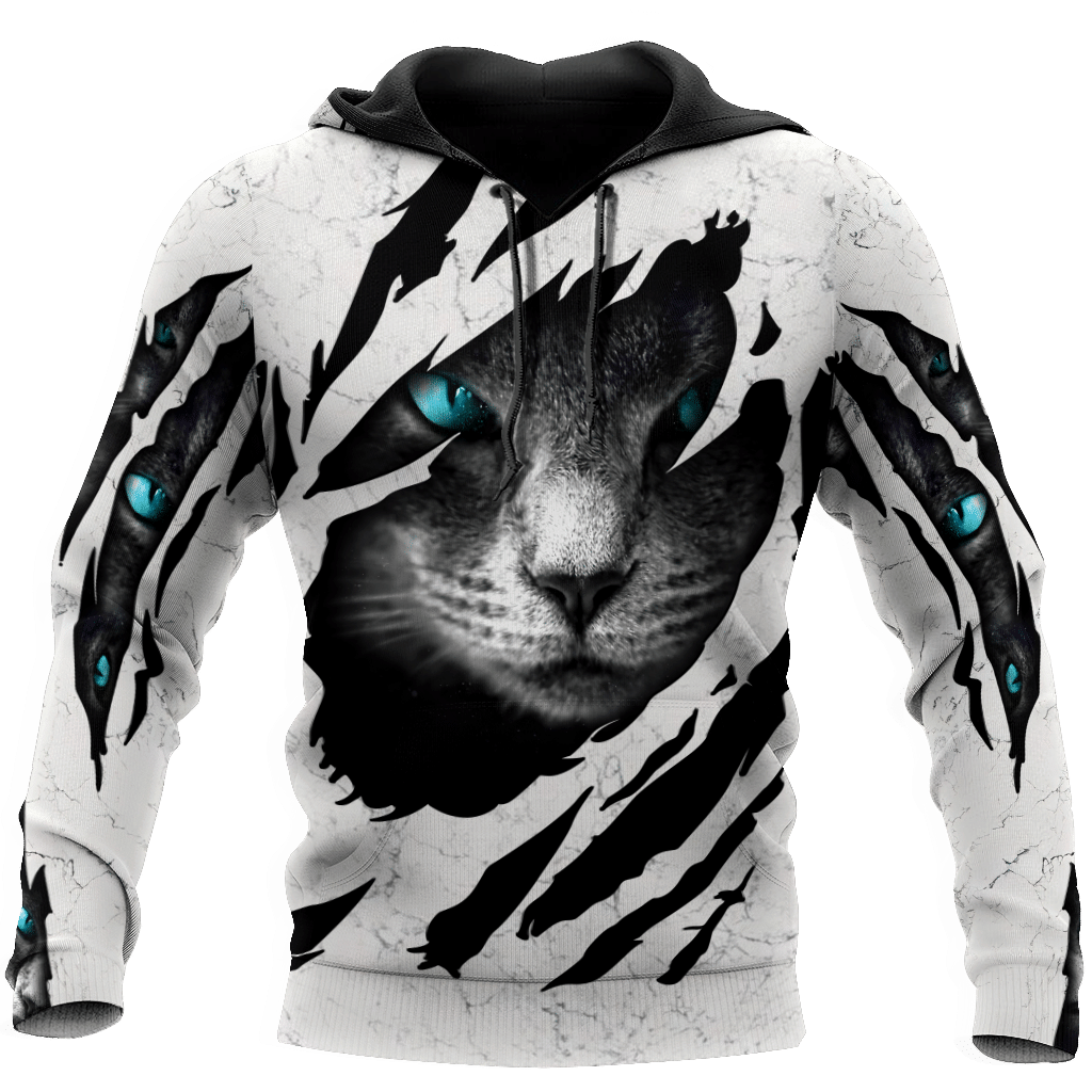 Hiden Cat Black Cat 3D All Over Printed Hoodie For Men And Women